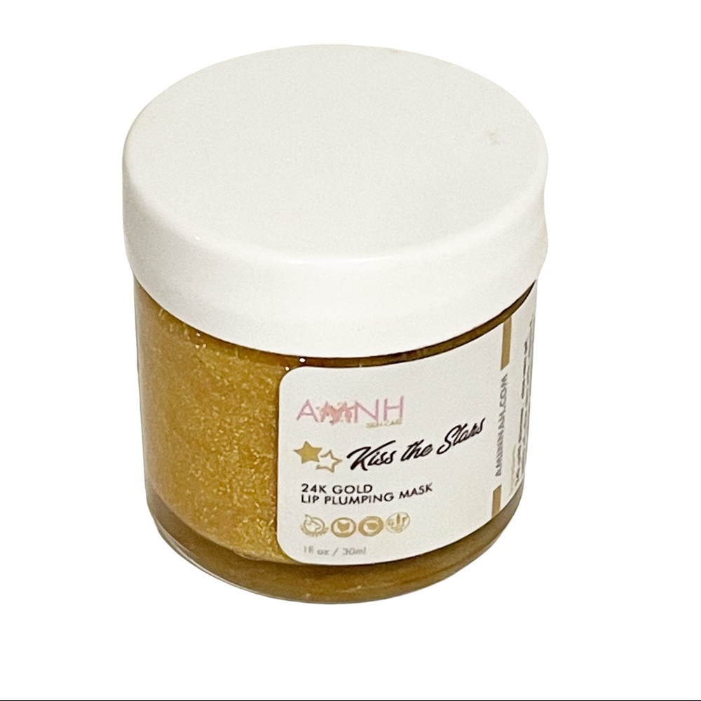AMNH Kiss The Stars 24K Gold Lip Plumping Mask New 1oz